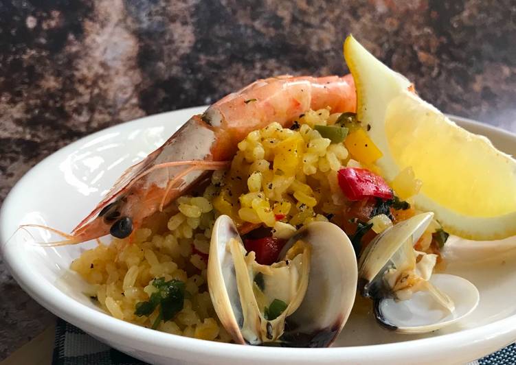 Resepi Seafood Paella yang Murah