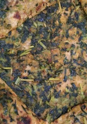A picture of Methi Stuffparatha.