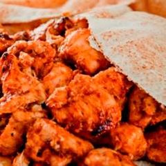 A picture of Shish Tawook.