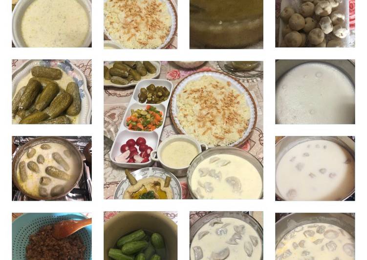 فطورنا اليوم شوشبرك ومخشي كوسا