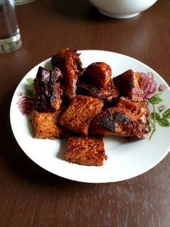 Foto resep Tempe, tahu, dan ayam bacem