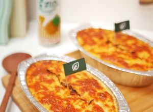 Foto resep Cheese Baked Chicken Rice Mushroom / Nasi Panggang Mozarella