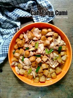 Foto resep Cah Tahu Cumi