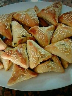 صورة لوصفة فطائر سبانخ