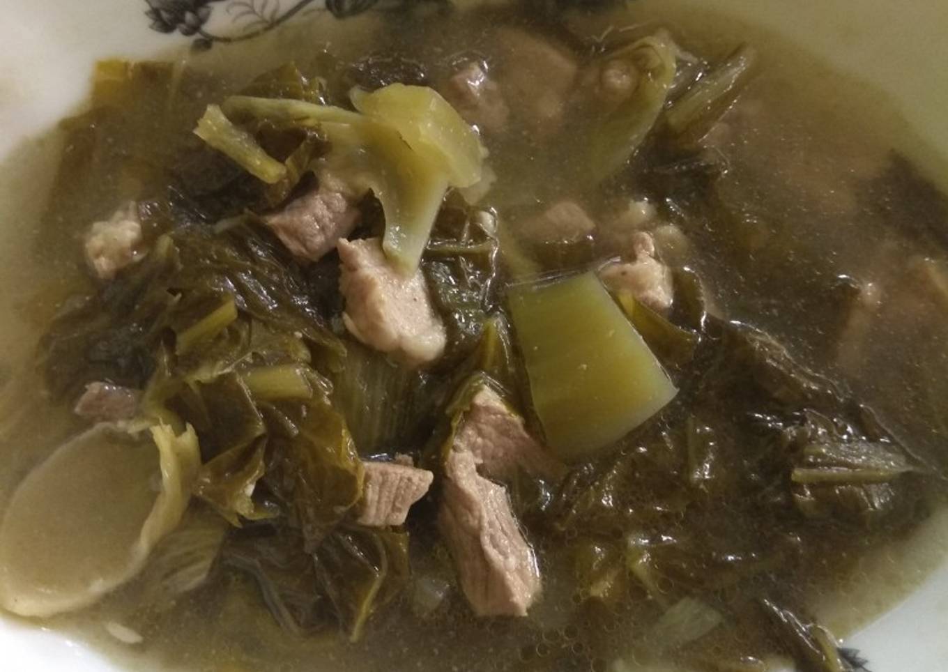 Bakut Sayur Asin (Non Halal)