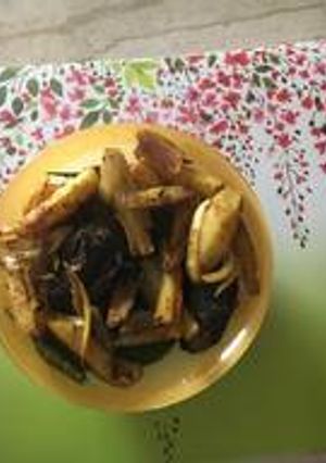 A picture of Bharwa baingan aalo pyaaz.