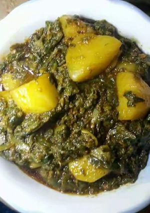 A picture of ☆~♤ Aloo Palak ♤~☆.
