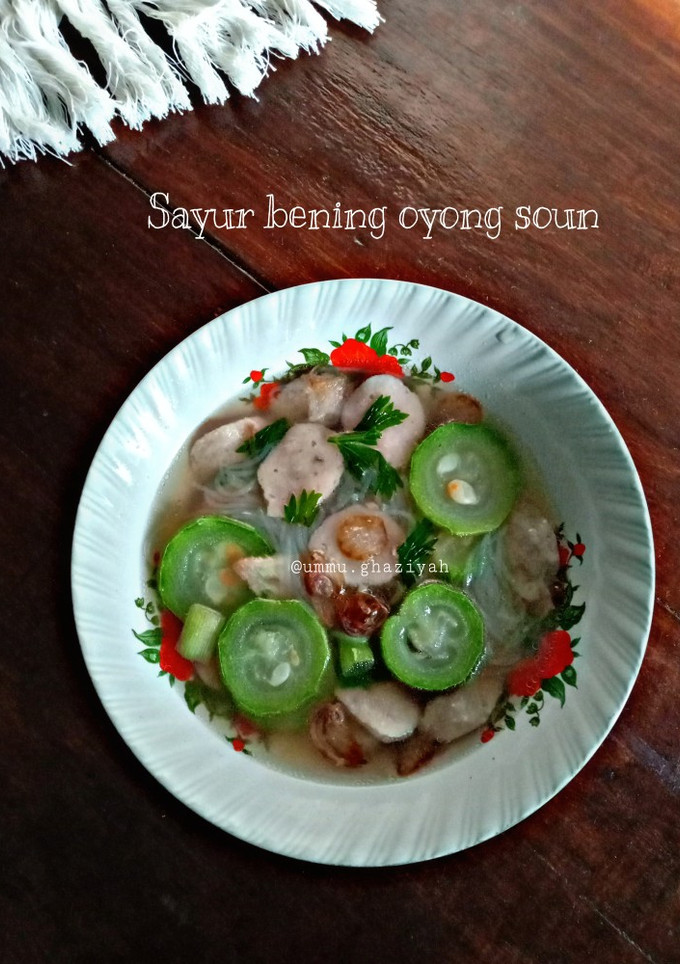 Foto resep Sayur bening oyong soun