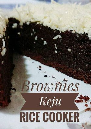 Foto resep Brownies Keju Rice Cooker