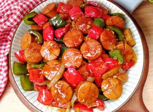 Foto resep Sosis masak paprika