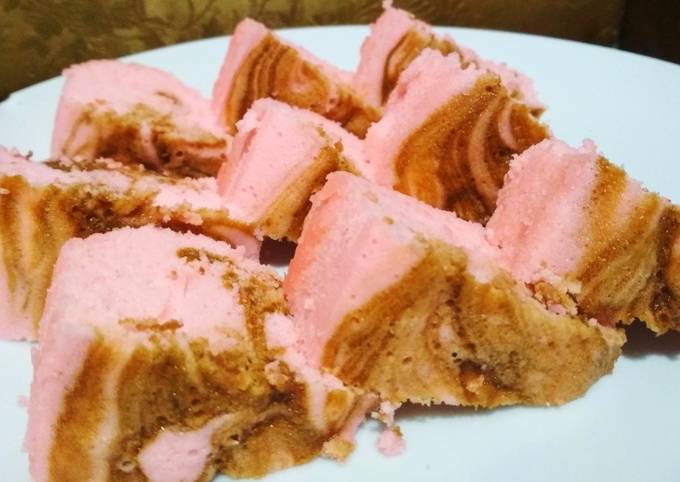 Anti Ribet, Membuat Bolu air pinky 1 telur Enak Dan Mudah
