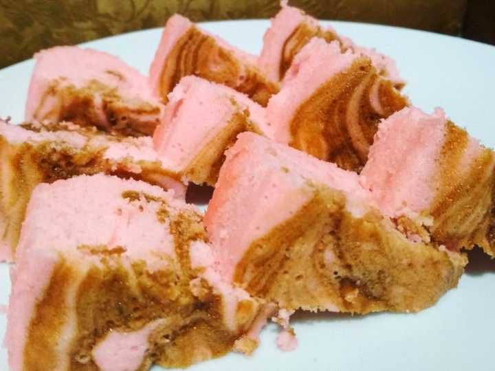 Anti Ribet, Membuat Bolu air pinky 1 telur Enak Dan Mudah