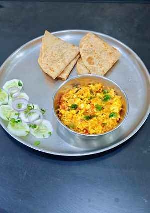 A picture of Creamy Paneer Bhurji Special Side Dish For Chapati.