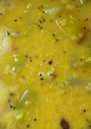 লাউ কুমড়োর ভাজা মুগ ডাল (Lau kumro bhaja moong dal recipe in Bengali) রেসিপির প্রধান ছবি