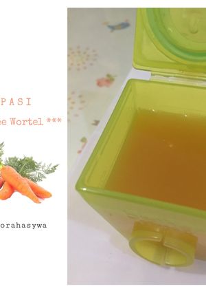 Foto resep MPASI 6 Bulan Menu TunggalPuree Wortel