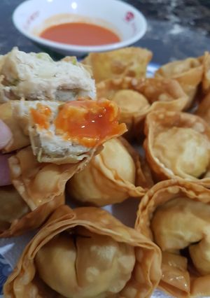 Foto resep Pangsit ayam goreng