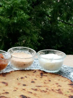 A picture of Besan ki roti.