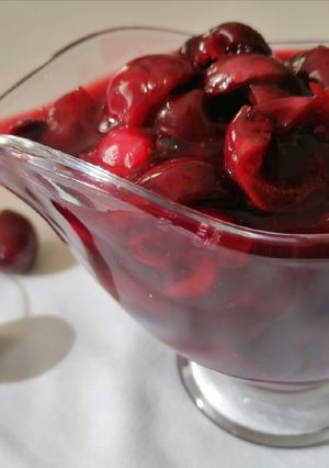 Una foto de Relleno para pays de cereza🍒❤️