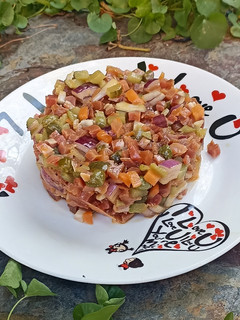 Una foto de Tartar de jamón