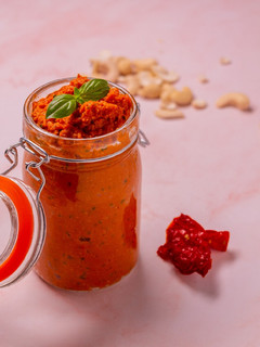 Una foto de Pesto rosso