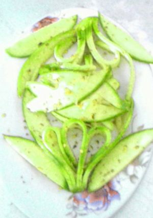 Hình của món Xoài lắc giòn.