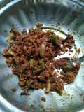 চিংড়ি মাছের খোসা বা ছুতরা বাটা লারা ভর্তা
