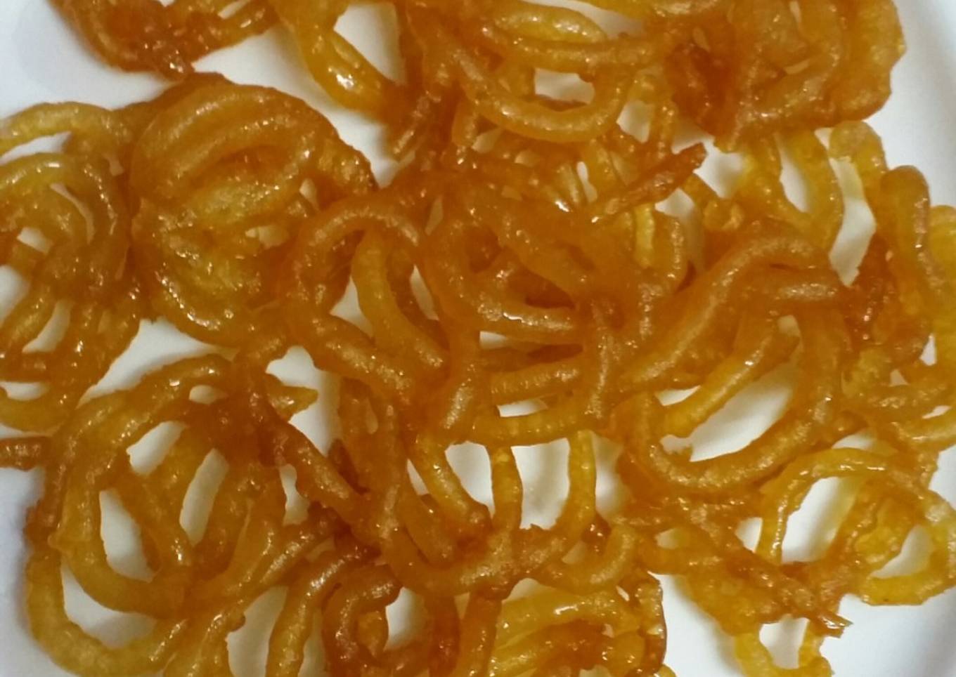 Homemade jalebi