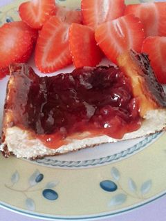 Una foto de Tarta de queso al horno