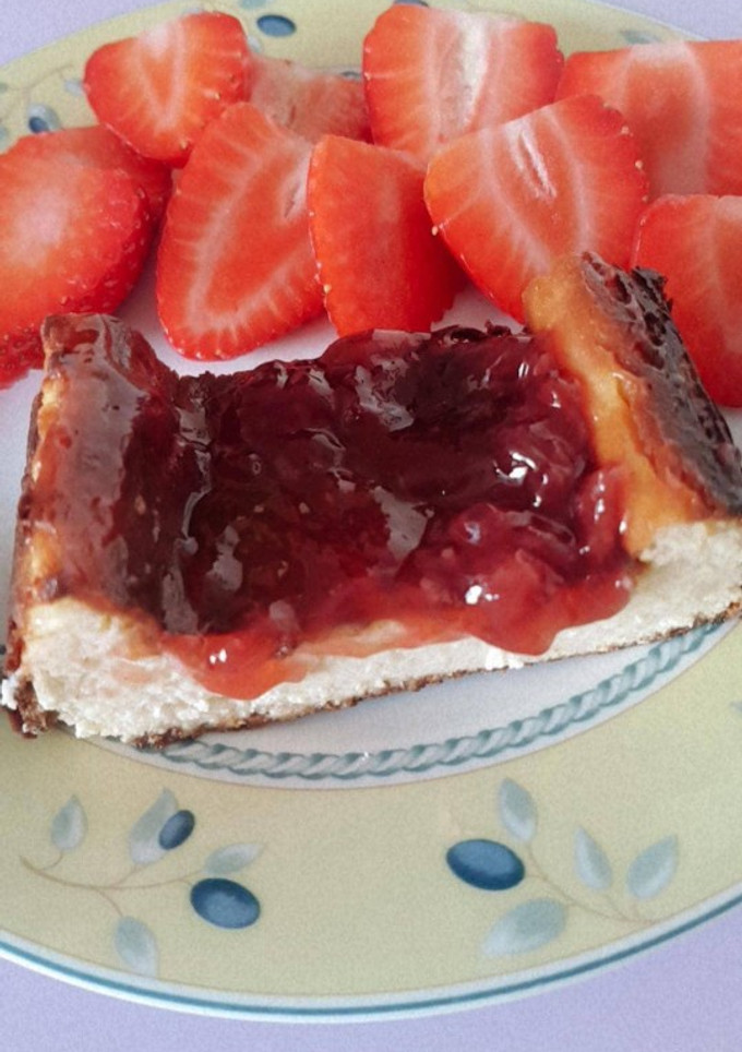 Una foto de Tarta de queso al horno
