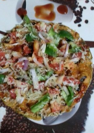A picture of Methi Thepla Pizza.