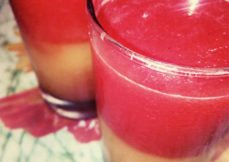 Watermelon and muskmelon drink