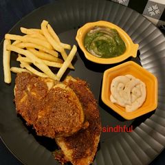 Fried Fish with Chips A picture of Fried Fish with Chips.