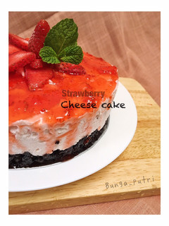 Foto resep Strawberry cheese cake