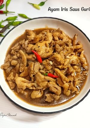Foto resep Ayam Iris Saus Gurih