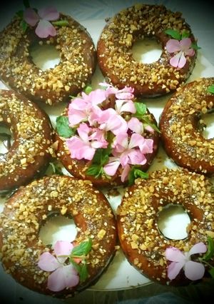 Une photo de Les donuts aux chocolats à la panineuse