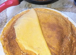 Una foto de Volví se llama esta receta 😸 canelones con frilloas de zanahoria 🥕🥕🥕🥕