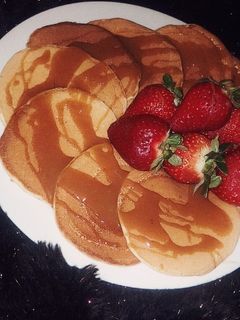 صورة لوصفة بان كيك بالفراولة