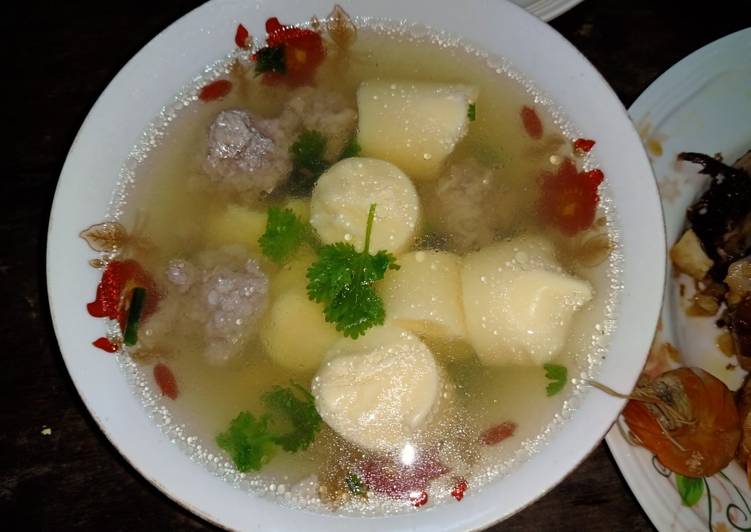 ต้มจืดหมูสับเต้าหู้ไข่