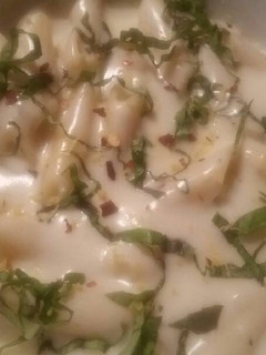 A picture of Penne w/ Parmigiano Sauce.