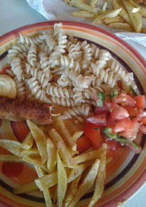 Una foto de Brochette de pollo