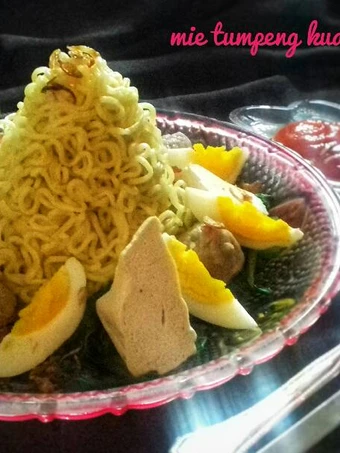 Cara Mudah Menyiapkan Resep Mie tumpeng kuah soto #pr_anekamiekuah yang Uenak Anti Ribet, Mantap Sekali