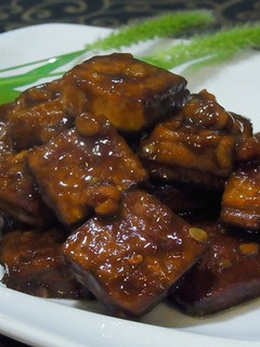 豆瓣醬燒五香豆干 的食譜成品照片