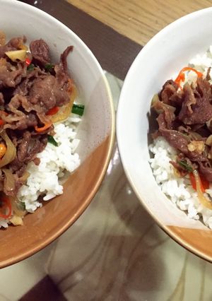 Foto resep Beef Bowl Yoshinoya