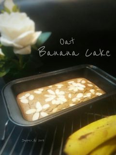 Foto resep Oat Banana Cake (Clean Eating)