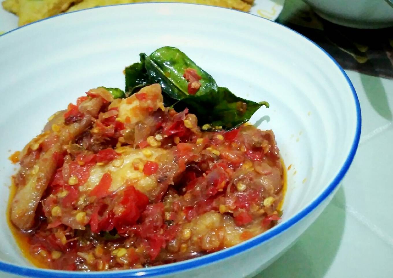 Ayam Balado a la RM Padang