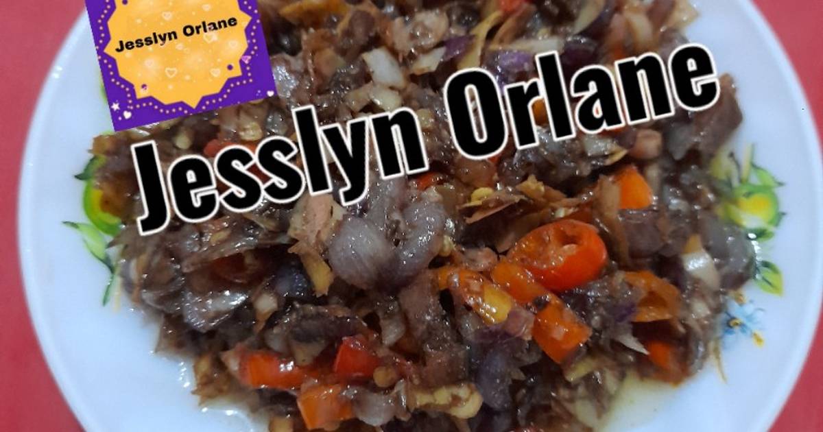 Resep Sambal Bongkot Bali Jesslyn Orlane Rasanya Maknyus