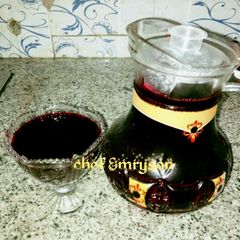 A picture of Zobo/Hibiscus drink.