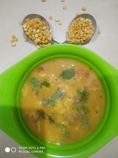 A picture of Dal Dhokli.