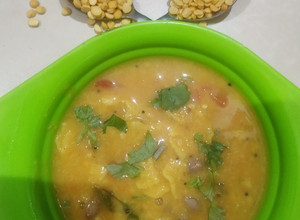 A picture of Dal Dhokli.