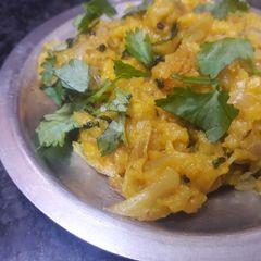 A picture of Zunka (Maharashtrian Recipe).